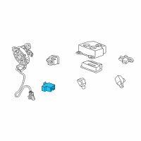 OEM Chevrolet Suburban 3500 HD Passenger Discriminating Sensor Diagram - 13578676