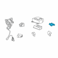 OEM 2019 Chevrolet Camaro Occupant Sensor Diagram - 22886641