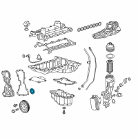 OEM 2020 GMC Savana 2500 Front Crank Seal Diagram - 12642203