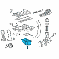 OEM 2019 GMC Savana 2500 Pan Asm-Lower Oil Diagram - 12628375