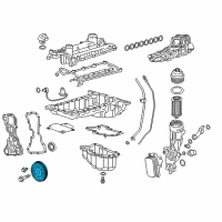 OEM 2018 Chevrolet Express 2500 Vibration Damper Diagram - 12625430