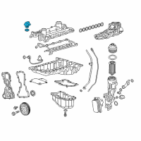 OEM Chevrolet Express Filler Cap Diagram - 24586275