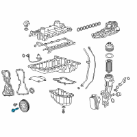 OEM Chevrolet Balance Bolt Diagram - 12625900