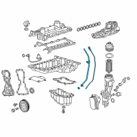 OEM 2020 GMC Canyon Dipstick Diagram - 24585361