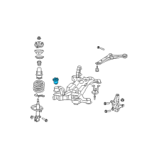 OEM 2018 Dodge Grand Caravan BUSHING-Cradle Diagram - 5273730AB