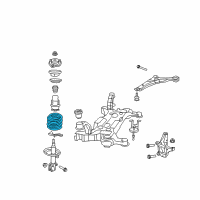 OEM 2013 Dodge Grand Caravan Front Coil Spring Right Front Diagram - 4670572AA