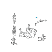 OEM 2009 Jeep Compass Bolt-HEXAGON FLANGE Head Diagram - 6508844AA