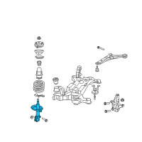 OEM 2009 Chrysler Town & Country STRUT-Suspension Diagram - 68050141AE