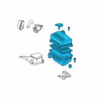 OEM 2014 Toyota Venza Air Cleaner Assembly Diagram - 17700-0H103