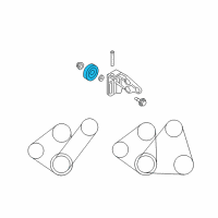 OEM Kia Pulley Assembly-Idle Diagram - KB36615940