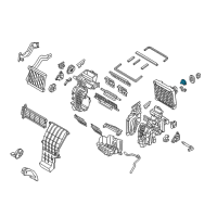 OEM Kia Stinger Seal-A/C EVAPORATOR Tube T Diagram - 97165F2000