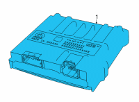 OEM Jeep Wagoneer ABS Control Module Diagram - 68442698AD