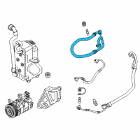OEM BMW X3 SUCTION PIPE EVAPORATOR-COMP Diagram - 64-50-8-053-488