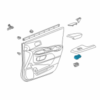 OEM Honda Switch Assembly, Power Window Mas Diagram - 35750-T0A-A01