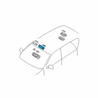 OEM BMW 325xi Interior Light Diagram - 63-31-6-962-141