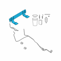 OEM Ford F-150 Transmission Cooler Diagram - 6L3Z-7A095-A