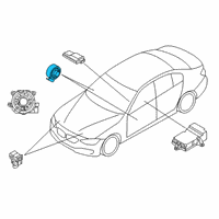 OEM BMW SENSOR MAT F CO-DRIVER'S SEA Diagram - 65-77-6-977-932