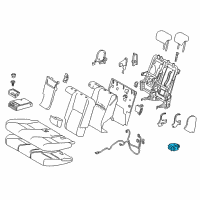 OEM 2021 Lexus RX350 Switch, Rear Power Seat Diagram - 84923-78010-C0