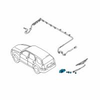 OEM 2007 Ford Escape Rear Motor Diagram - 4L8Z-17508-AB