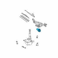 OEM 2003 Toyota Sienna Front Motor Diagram - 85110-08010