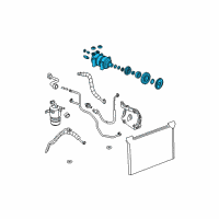 OEM Chevrolet Suburban 2500 Compressor Diagram - 25940200