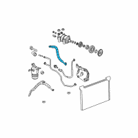 OEM Chevrolet Silverado 3500 HD Rear AC Hose Diagram - 22876357