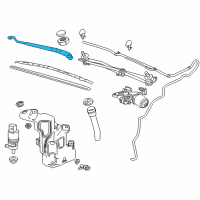 OEM 2014 Chevrolet Volt Arm Asm-Windshield Wiper Diagram - 20987847