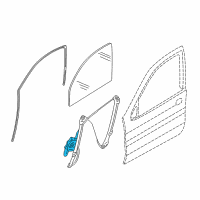 OEM 2013 BMW X3 Power Window Motor Rear Right Diagram - 67-62-7-322-748