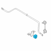 OEM 2012 Nissan Altima BUSHING STABILIZER Diagram - 56243-ZN40A