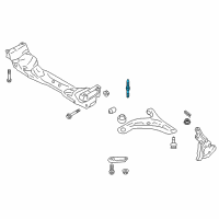OEM 2017 Toyota 86 Lower Control Arm Bolt Diagram - SU003-02850