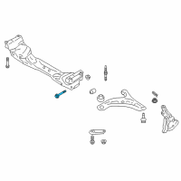 OEM 2016 Scion FR-S Upper Control Arm Rear Bolt Diagram - SU003-00399