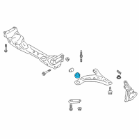 OEM Toyota GR86 Lower Control Arm Front Bushing Diagram - SU003-00357