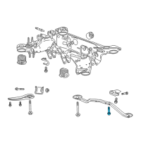 OEM Buick Regal TourX Axle Beam Bolt Diagram - 11588744