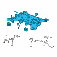 OEM Cadillac Axle Diagram - 84154091