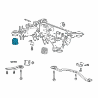 OEM 2017 Cadillac CT6 Bushings Diagram - 23410934