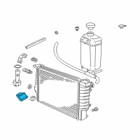 OEM BMW 750iL Bracket, Left Diagram - 17-11-1-737-706