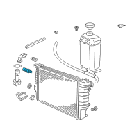 OEM 1998 BMW 740i Double Temperature Switch Diagram - 61-31-8-360-857