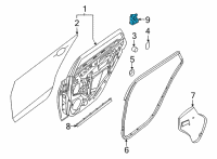 OEM 2020 Nissan Sentra Cover-Rear Door Corner, Outer RH Diagram - 82290-6LE0A