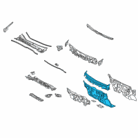OEM Toyota Dash Panel Diagram - 55101-08042