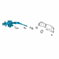 OEM 2001 Acura MDX Column Assembly, Steering Diagram - 53200-S3V-A02