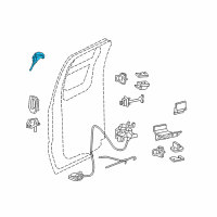 OEM 2008 Ford F-250 Super Duty Latch Assembly Diagram - AC3Z-28264A00-B