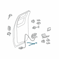 OEM Ford F-250 Super Duty Release Rod Diagram - F81Z-2826643-AA