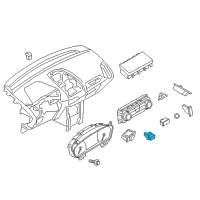 OEM Ford EcoSport In-Car Temperature Sensor Diagram - GN1Z-19C734-B