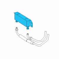 OEM 1996 Chevrolet Express 1500 Oil Cooler Diagram - 15021207