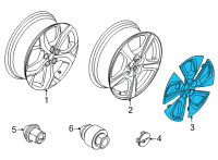 OEM 2021 Ford Mustang Mach-E COVER - WHEEL Diagram - LJ8Z-1130-C