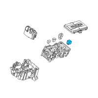 OEM 2005 Chevrolet Trailblazer ECM Relay Diagram - 13500126