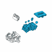 OEM 2019 Cadillac XT4 Fuse & Relay Box Diagram - 84429948