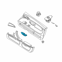 OEM BMW Interior Door Handle Front Left Inner Diagram - 51-41-8-268-009