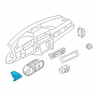 OEM BMW 135i Ignition Lock Switch Diagram - 66-12-9-172-369