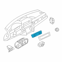 OEM 2012 BMW 135i Air Conditioning Control Diagram - 64-11-9-286-618